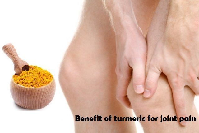 Benefit of turmeric for joint pain
